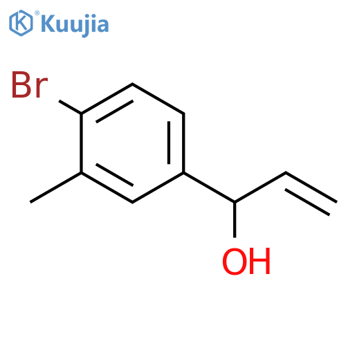 1-(4-bromo-3-methylphenyl)prop-2-en-1-ol structure