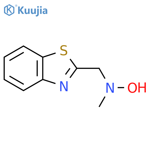 N-(1,3-benzothiazol-2-yl)methyl-N-methylhydroxylamine structure
