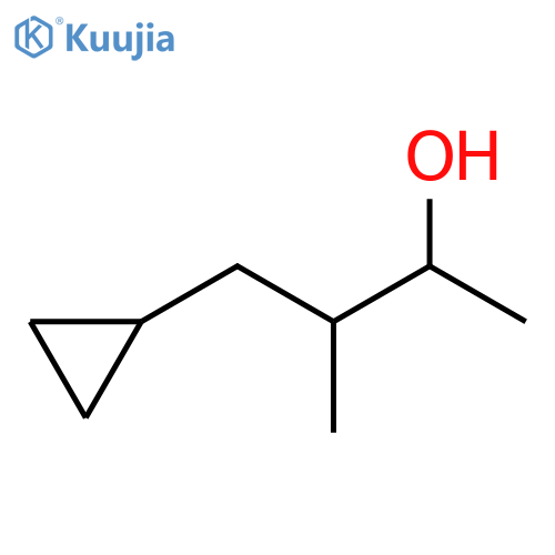 4-cyclopropyl-3-methylbutan-2-ol structure