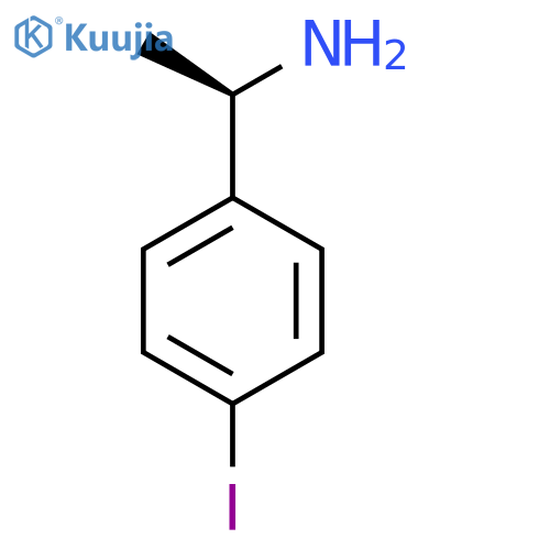 (1R)-1-(4-iodophenyl)ethan-1-amine structure