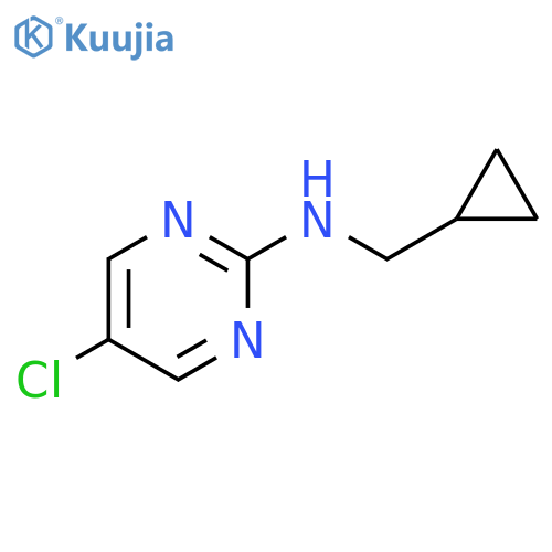 5-chloro-N-(cyclopropylmethyl)pyrimidin-2-amine structure