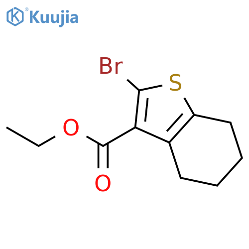 Ethyl 2-bromo-4,5,6,7-tetrahydrobenzo-bthiophene-3-carboxylate structure