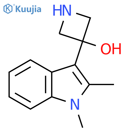 3-(1,2-dimethyl-1H-indol-3-yl)azetidin-3-ol structure