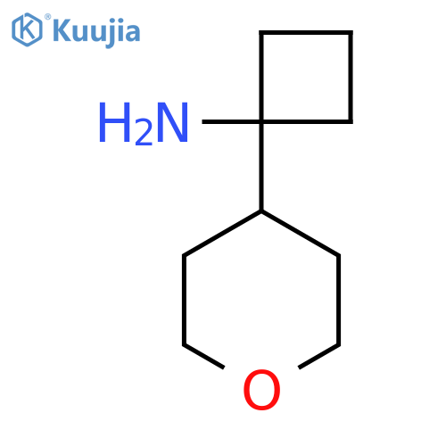 1-(Oxan-4-yl)cyclobutan-1-amine structure