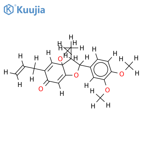 (7S,8S,3'R)-Delta8'-3,3',4-trimethoxy-3',6'-dihydro-6'-oxo-7.0.4',8.3'-lignan structure