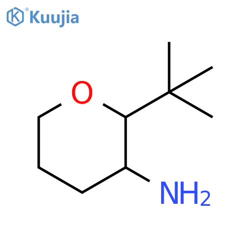 2-tert-butyloxan-3-amine structure