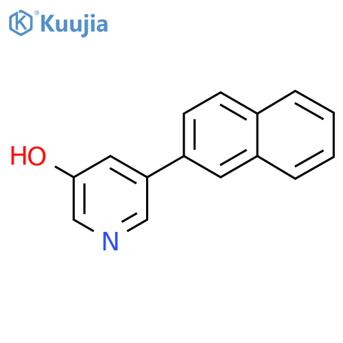 3-Hydroxy-5-(naphthalen-2-YL)pyridine structure