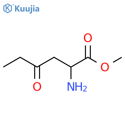 methyl 2-amino-4-oxohexanoate structure