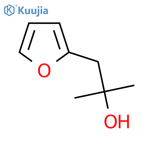 1-(furan-2-yl)-2-methylpropan-2-ol structure