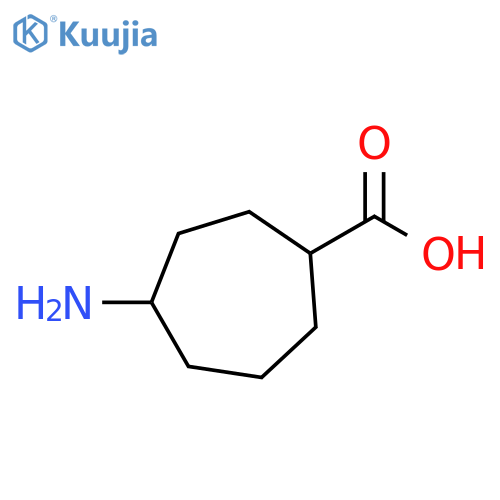 Cycloheptanecarboxylic acid, 4-amino- structure