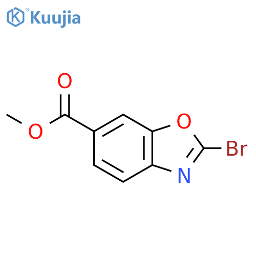 Methyl 2-bromobenzo[d]oxazole-6-carboxylate structure