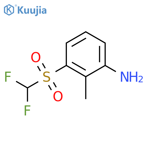 3-Difluoromethanesulfonyl-2-methylaniline structure