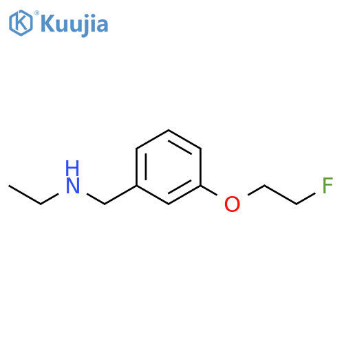 Ethyl-[3-(2-fluoroethoxy)benzyl]amine structure