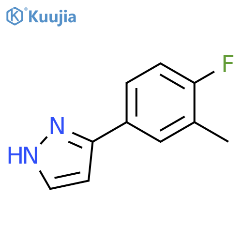 3-(4-Fluoro-3-methylphenyl)-1H-pyrazole structure