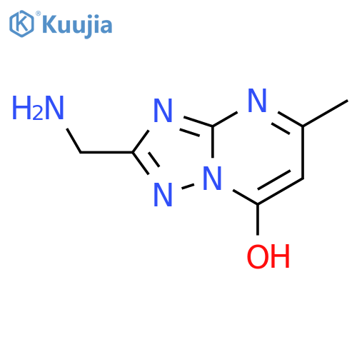2-(aminomethyl)-5-methyl-1,2,4triazolo1,5-apyrimidin-7-ol structure