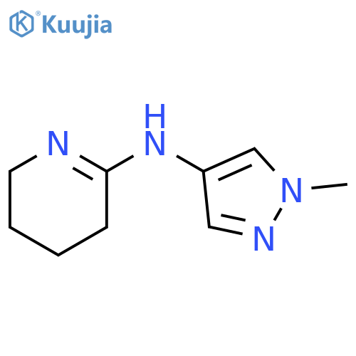 (1-Methyl-1H-pyrazol-4-yl)-(3,4,5,6-tetrahydro-pyridin-2-yl)-amine structure