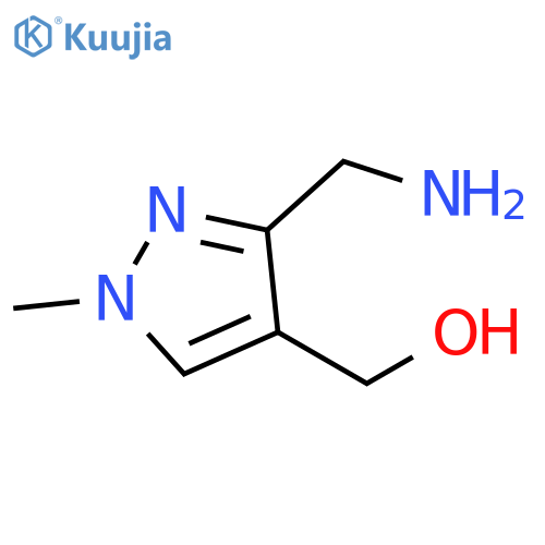 3-(aminomethyl)-1-methyl-1H-pyrazol-4-ylmethanol structure