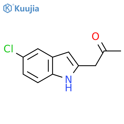 1-(5-chloro-1H-indol-2-yl)propan-2-one structure