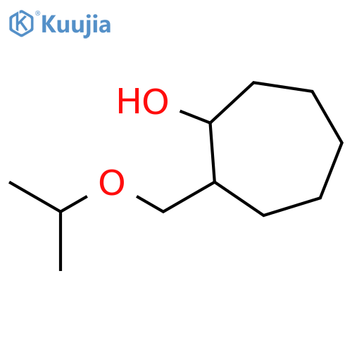 2-(propan-2-yloxy)methylcycloheptan-1-ol structure