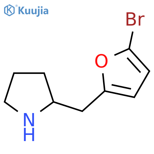 2-(5-bromofuran-2-yl)methylpyrrolidine structure
