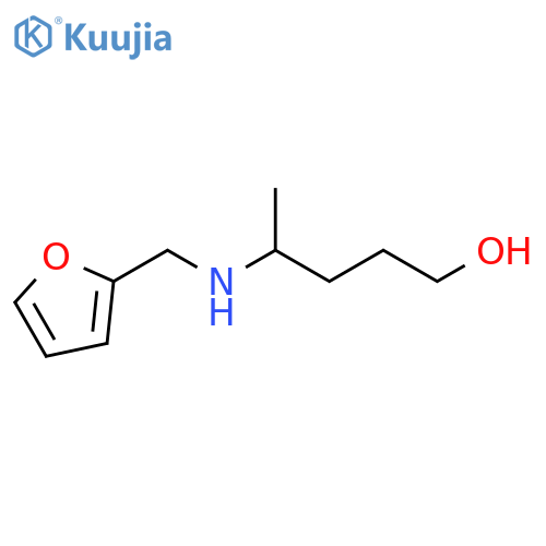 4-{(furan-2-yl)methylamino}pentan-1-ol structure