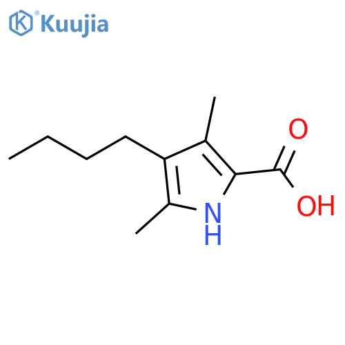 1H-Pyrrole-2-carboxylic acid, 4-butyl-3,5-dimethyl- structure
