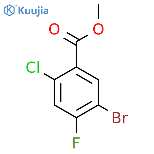 Methyl 5-bromo-2-chloro-4-fluorobenzoate structure