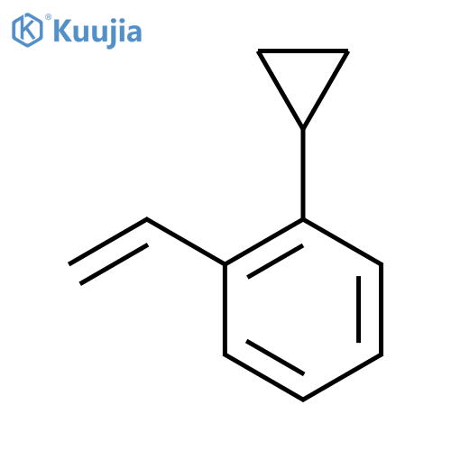 1-cyclopropyl-2-ethenylbenzene structure
