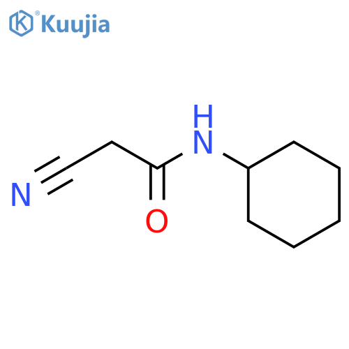2-cyano-N-cyclohexylacetamide structure