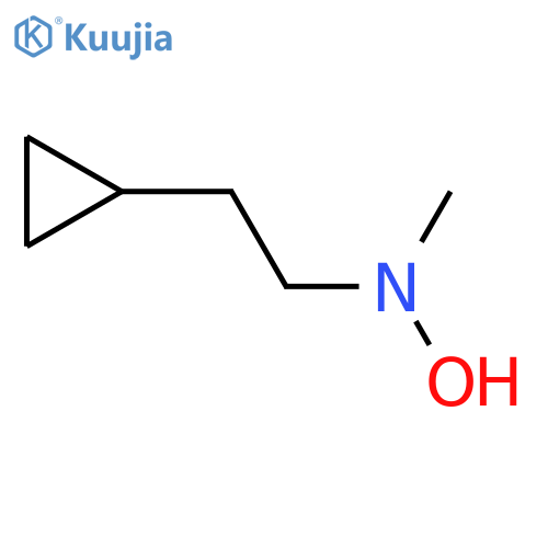 N-(2-cyclopropylethyl)-N-methylhydroxylamine structure