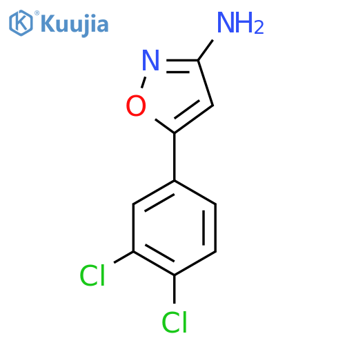 5-(3,4-Dichlorophenyl)-1,2-oxazol-3-amine structure