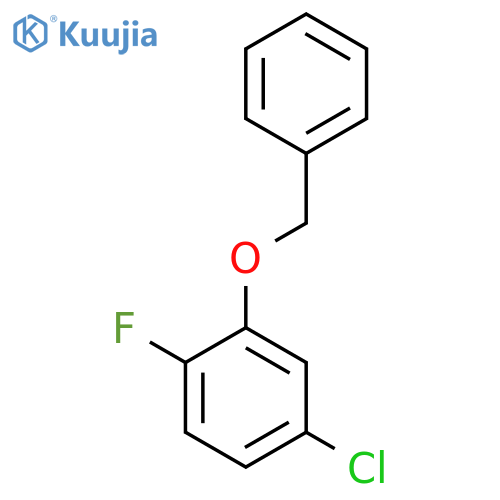 2-(Benzyloxy)-4-chloro-1-fluorobenzene structure