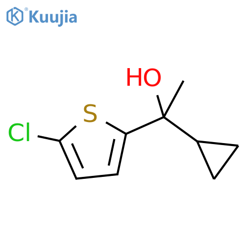 1-(5-Chloro-2-thienyl)-1-cyclopropyl ethanol structure