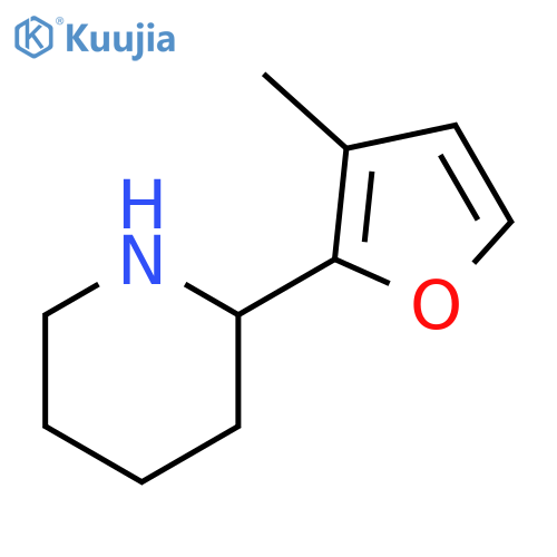 2-(3-methylfuran-2-yl)piperidine structure