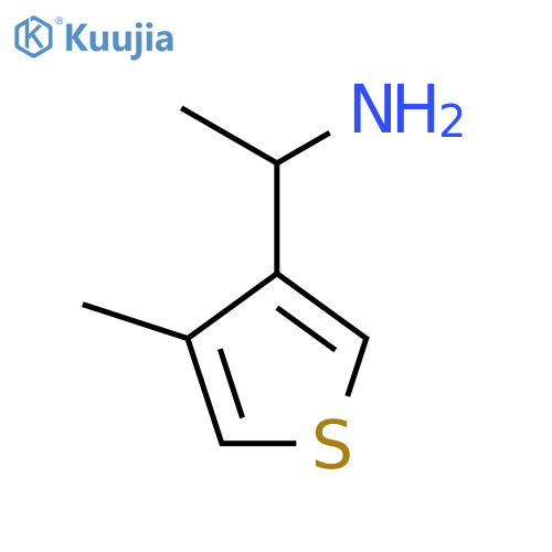 1-(4-methylthiophen-3-yl)ethan-1-amine structure