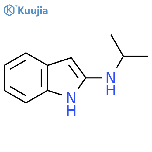 N-(propan-2-yl)-1H-indol-2-amine structure