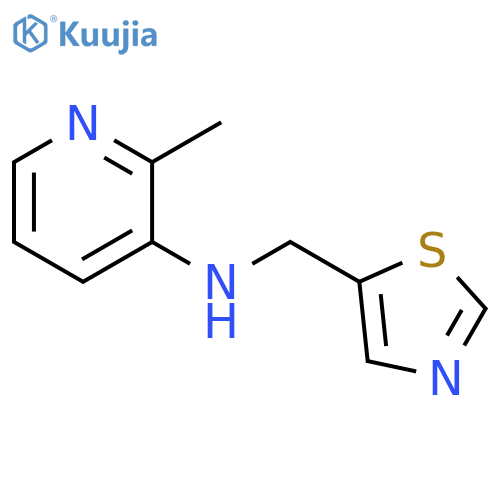 2-methyl-N-(1,3-thiazol-5-yl)methylpyridin-3-amine structure