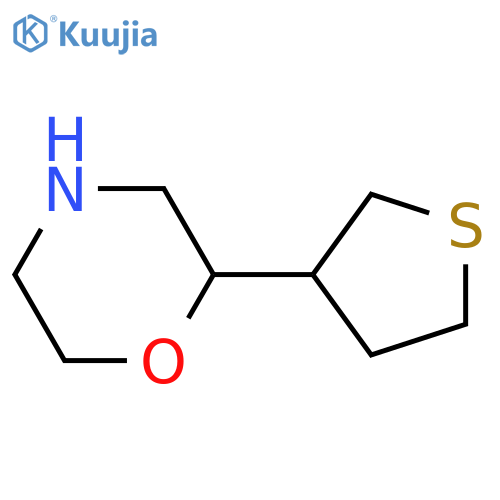 2-(thiolan-3-yl)morpholine structure