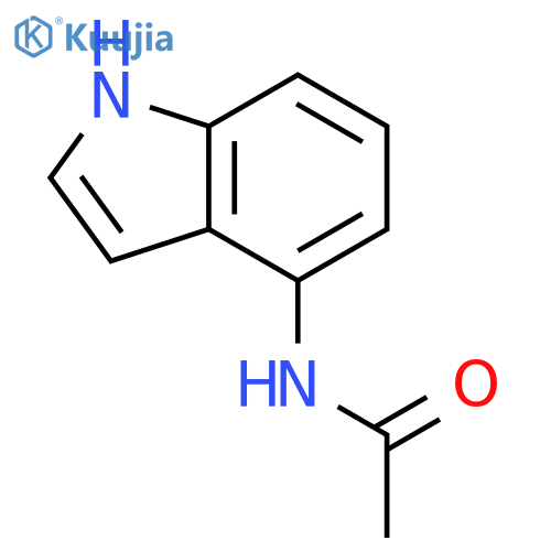 N-(1H-Indol-4-yl)acetamide structure