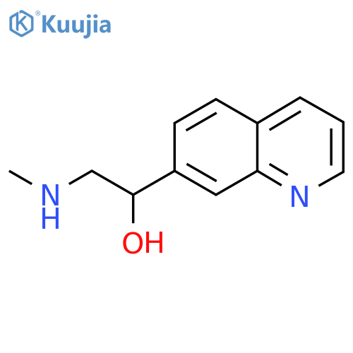 2-(methylamino)-1-(quinolin-7-yl)ethan-1-ol structure