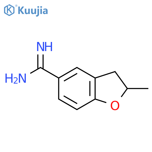 2-methyl-2,3-dihydro-1-benzofuran-5-carboximidamide structure