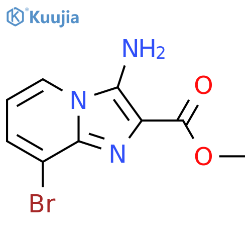 Methyl 3-amino-8-bromoimidazo[1,2-a]pyridine-2-carboxylate structure