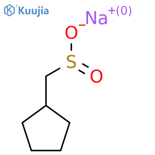 Sodium cyclopentylmethanesulfinate structure