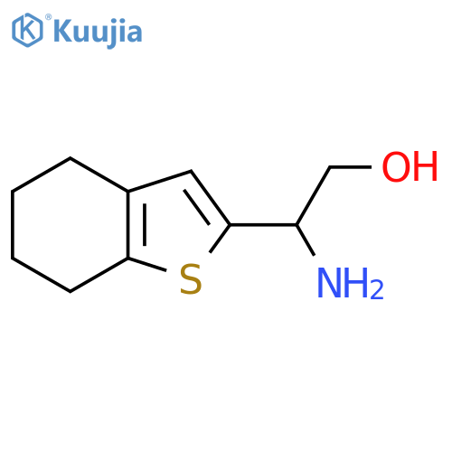 2-amino-2-(4,5,6,7-tetrahydro-1-benzothiophen-2-yl)ethan-1-ol structure