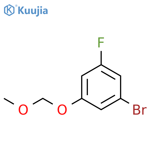 1-bromo-3-fluoro-5-(methoxymethoxy)benzene structure