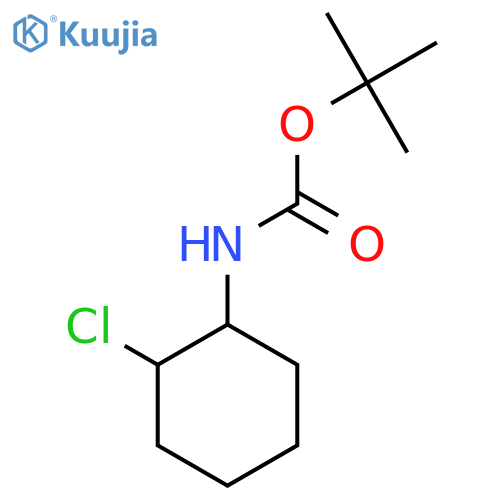 tert-butyl N-(2-chlorocyclohexyl)carbamate structure