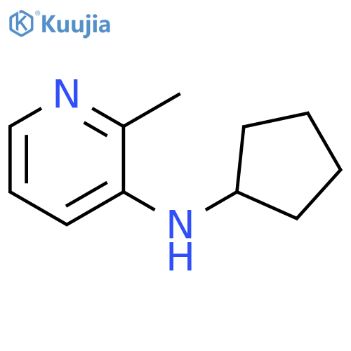 N-cyclopentyl-2-methylpyridin-3-amine structure
