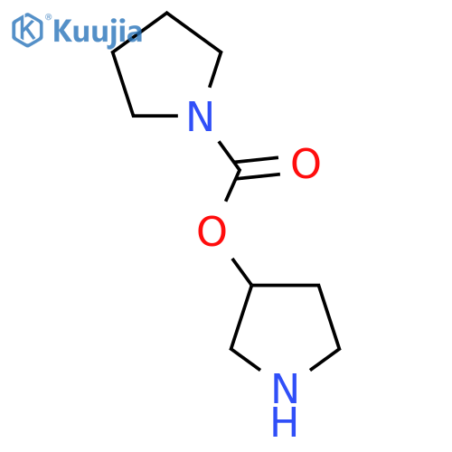 Pyrrolidin-3-yl pyrrolidine-1-carboxylate structure