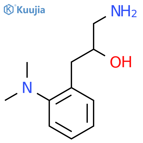 1-amino-3-2-(dimethylamino)phenylpropan-2-ol structure