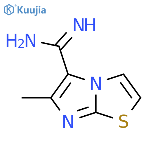 6-methylimidazo2,1-b1,3thiazole-5-carboximidamide structure
